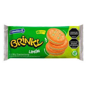 Galleta Brinky Chocolate Fresa Limon Vainilla Pintalenguas x 10 Und