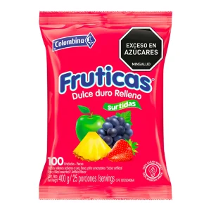 Fruticas Rellenas Surtidas x 100 Und