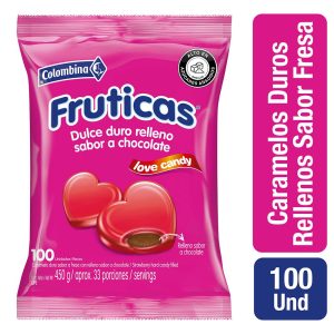 Fruticas Rellenas Love Candy x 100 Und
