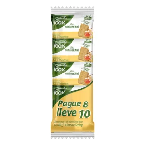 Crakeñas 100% Multicereal Miel x 10 Und