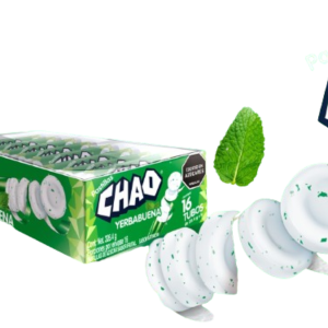 Menta Chao Pastilla x 16 Und Cereza Yerbabuena Sandia