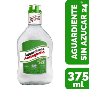 Aguardiente Antioqueño Verde 375 ml