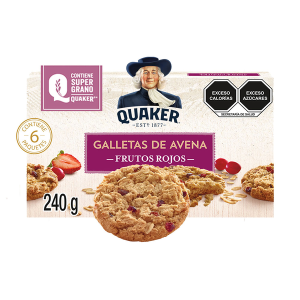 Galleta Quaker Frutos Rojos x 6 Und