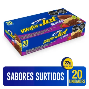 Wafer Jet Surtida Caja x 20 Und