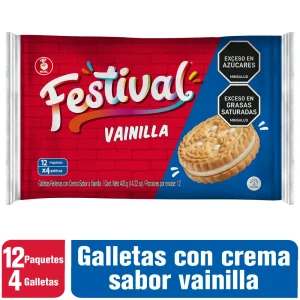 Galleta Festival Vainilla 4 x 12 Und