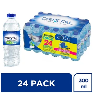 Agua Cristal Mini 300 ml x 24 Und