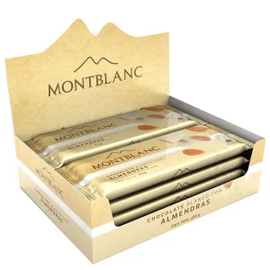 Chocolatina Montblanc Almendras x 8 Und