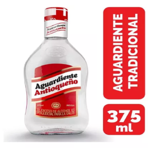 Aguardiente Antioqueño Rojo 375 ml