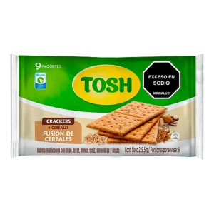 Galleta Tosh Fusion De Cereales x 9 Und