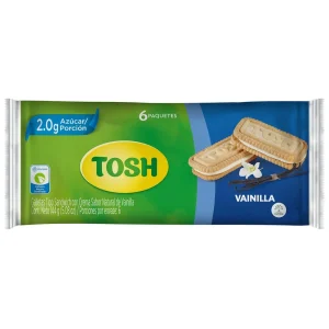 Galleta Tosh Rellena Vainilla x 6 Und