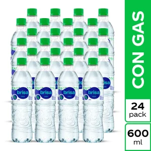 Agua Brisa Gas 600 ml x 24 Und