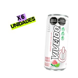Vive 100 Sandia Limón Lata 310 ml x 6 Und
