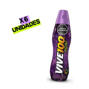 Vive 100 Acaí Botella 380 ml x 6 Und