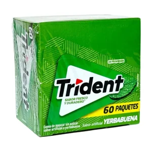 Trident Individual Yerbabuena x 60 Und