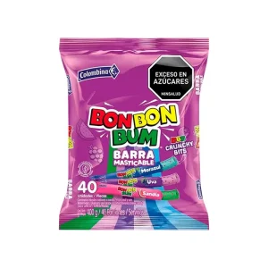 Bon Bon Bum Barra Masticasble Surtidos x 40 Und