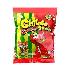 Chupeta Chileta Chamoy Sandia x 40 Und
