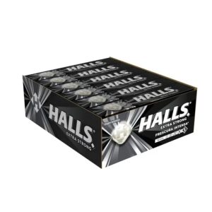 Halls Barra Negro x 12 Und