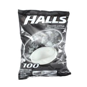 Halls Pepa Negro x 100 Und