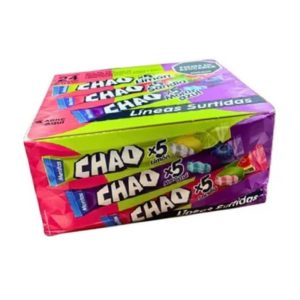 Menta Chao Linea Surtido Sandia Limón y Morazul x 24 Und