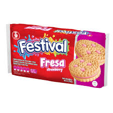 Galleta Festival Fresa 6 Galletas x 12 Und