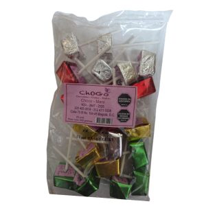 Chupeta Cuadrada De Chocolate x 20 Und