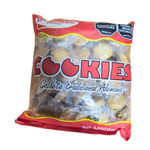 Galleta Cookies Tradicional Alemana Bolsa x 50 Und