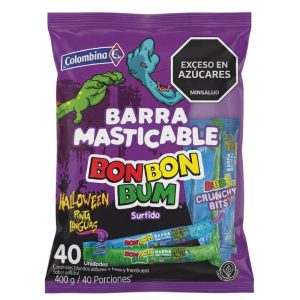 Bon Bon Bum Barra Masticable Halloween x 40 Und