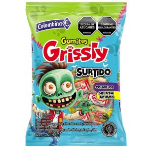 Gomitas Grissly Colmillos y Tortugas x 50 Und