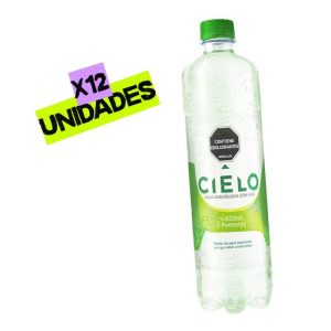 Agua Cielo Saborizada 600 ml Limón x 12 Und