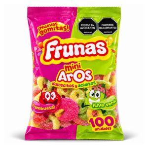 Gomas Mini Aros Frunas x 100 Und
